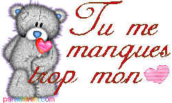 Image result for je t'aime et tu me manques beaucoup